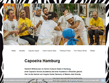 Tablet Screenshot of capoeira-angola-hamburg.de